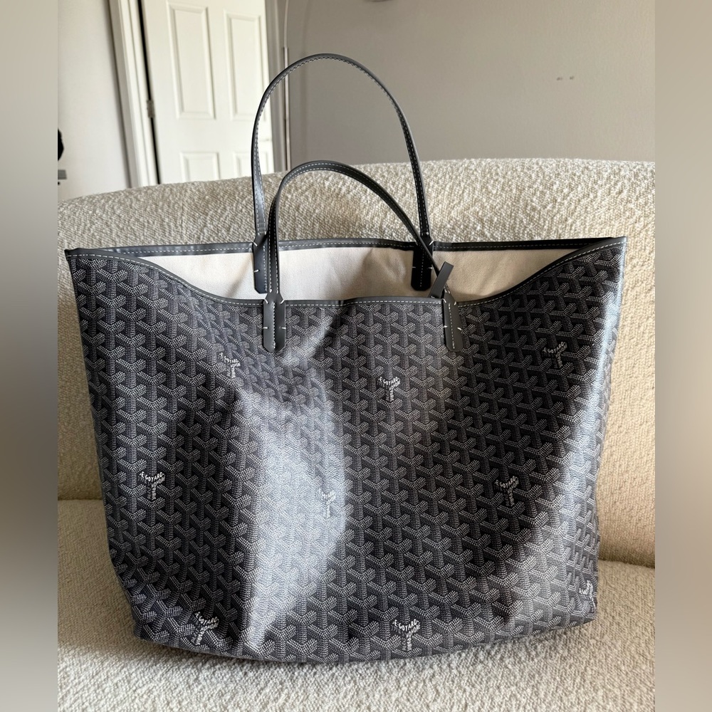 Inspired Gyard Large Black Geometric Pattern Tote Bag